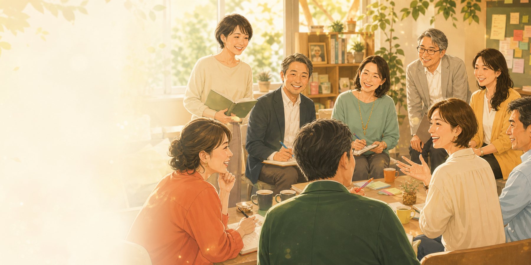 大人が夢を語り応援し合うコミュニティのメインビジュアル