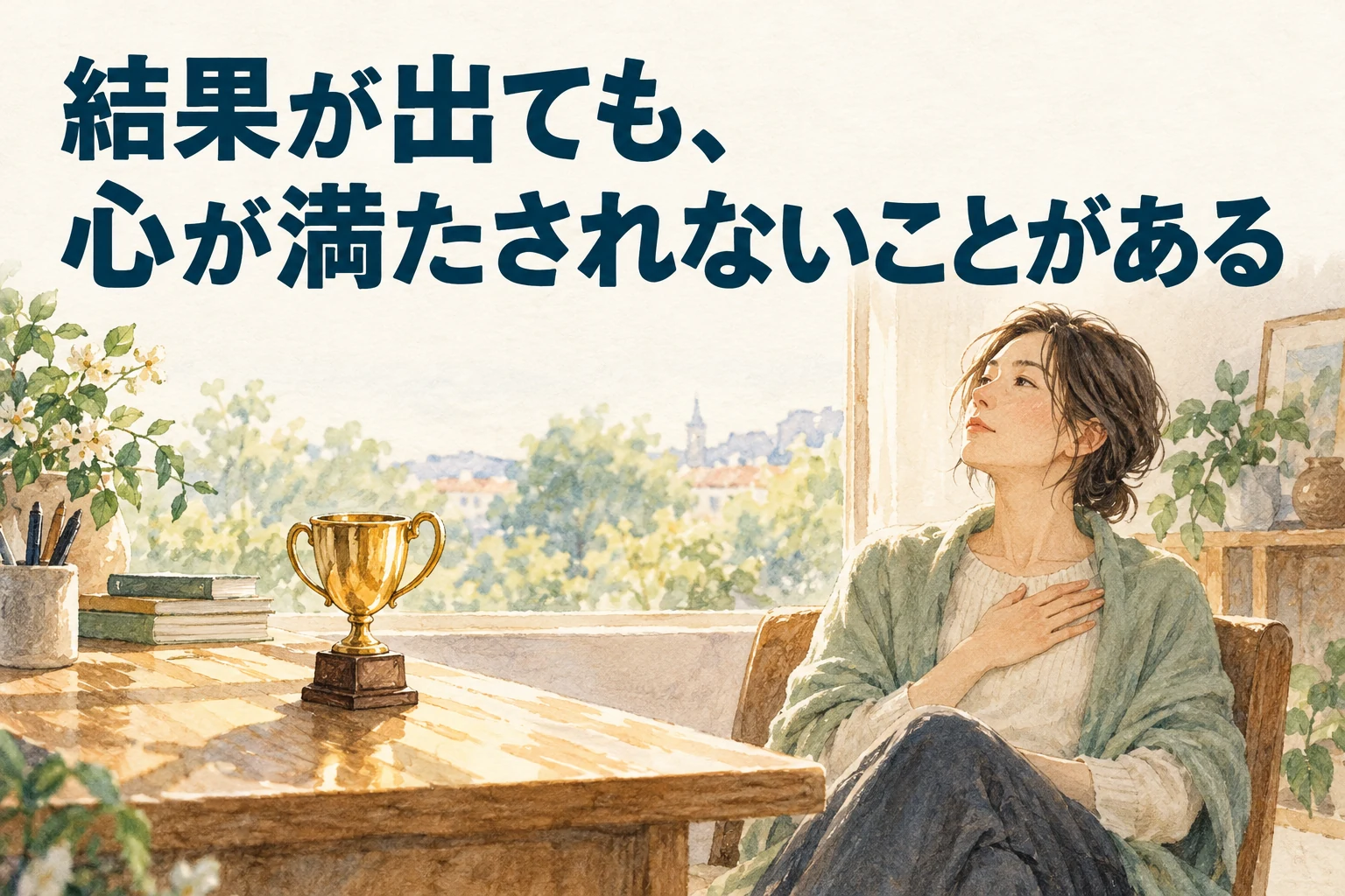 結果が出ても、心が満たされないことがある