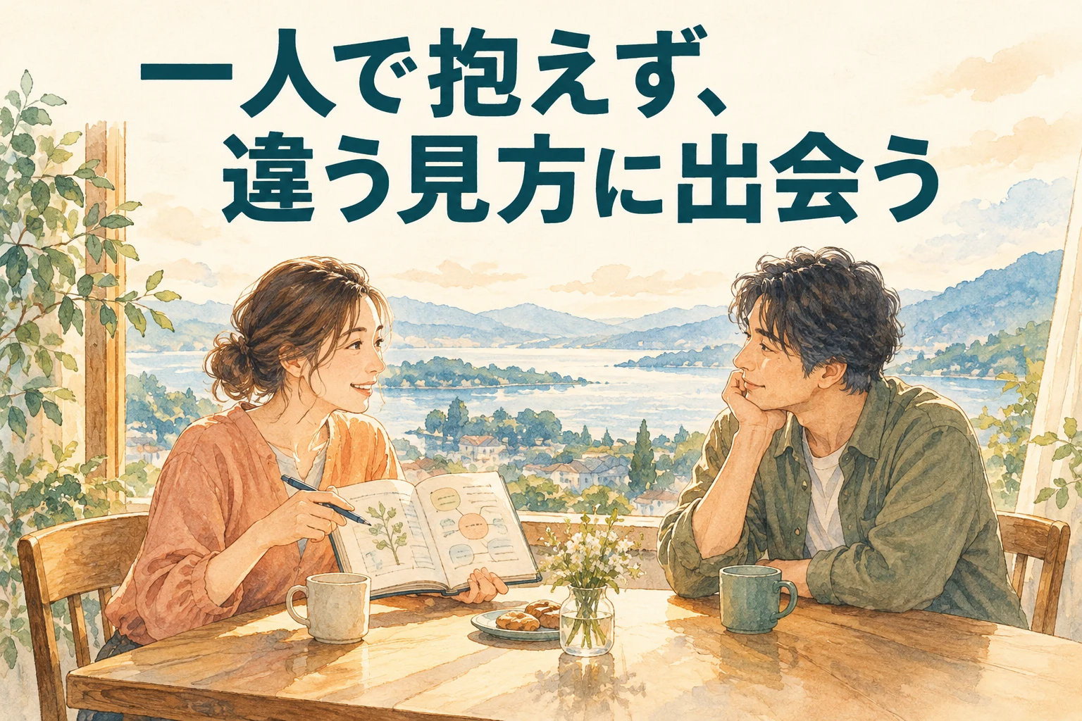 一人で抱えず、違う見方に出会う